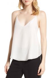 Habitual Ella Split Back Silk Camisole at Nordstrom